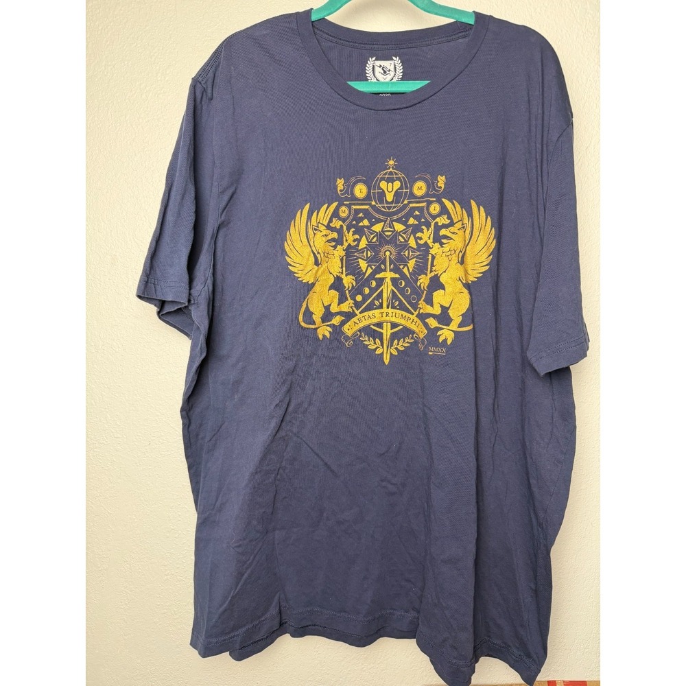 Destiny 2 Moments of Triumph 2020 T Shirt 4XL Bungie Tricorn Crest Gamewear Geek